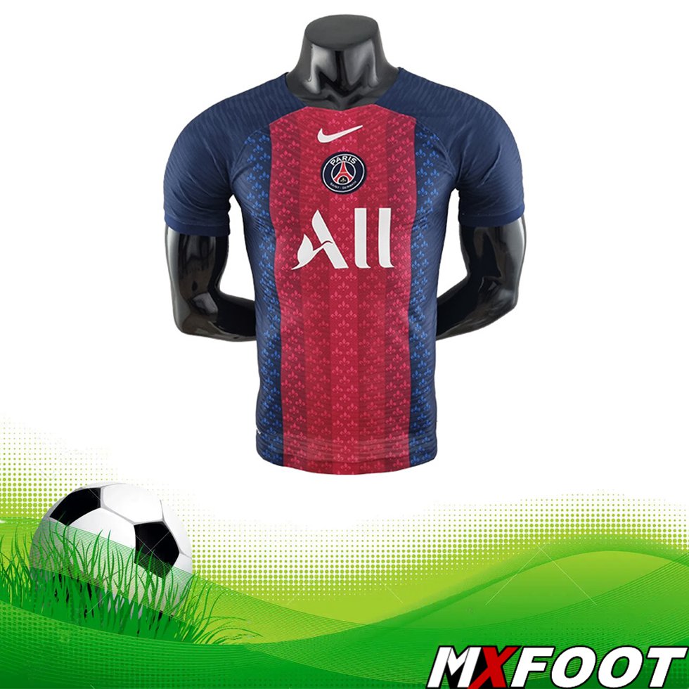 Image Nouveau Maillot De Foot Psg Joint Version Rouge Bleu