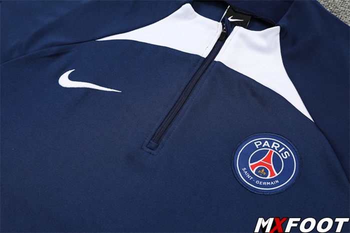 Flocage Nouveau Ensemble Survetement De Foot Psg Bleu Marin