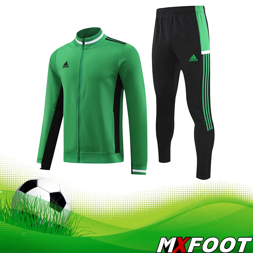 Site De Nouveau Ensemble Survetement De Foot Veste Adidas Vert