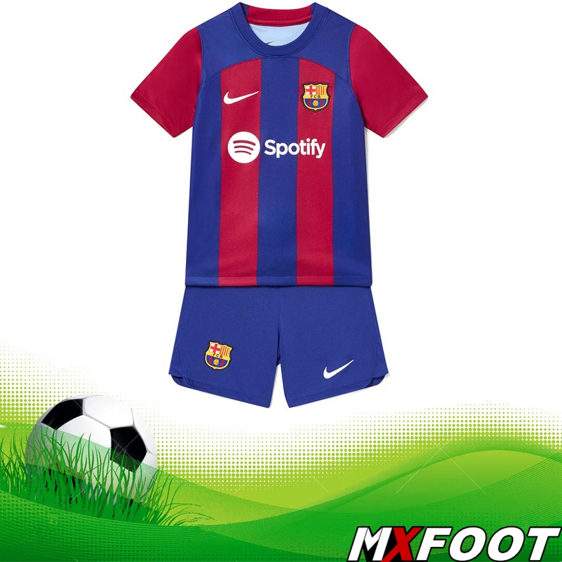 Grossiste Nouveau Maillot De Foot FC Barcelone Enfant Domicile 2023/ ...